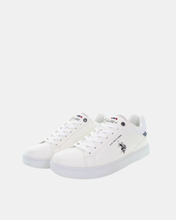 Sapatilhas Baixas Homem US Polo Branco ROKKO001M EYH2