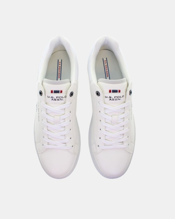 Sapatilhas Baixas Homem US Polo Branco ROKKO001M EYH2