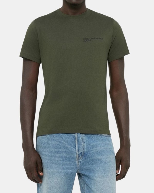  Camisetas Manga corta Hombre Karl Lagerfeld Verde A1M17003