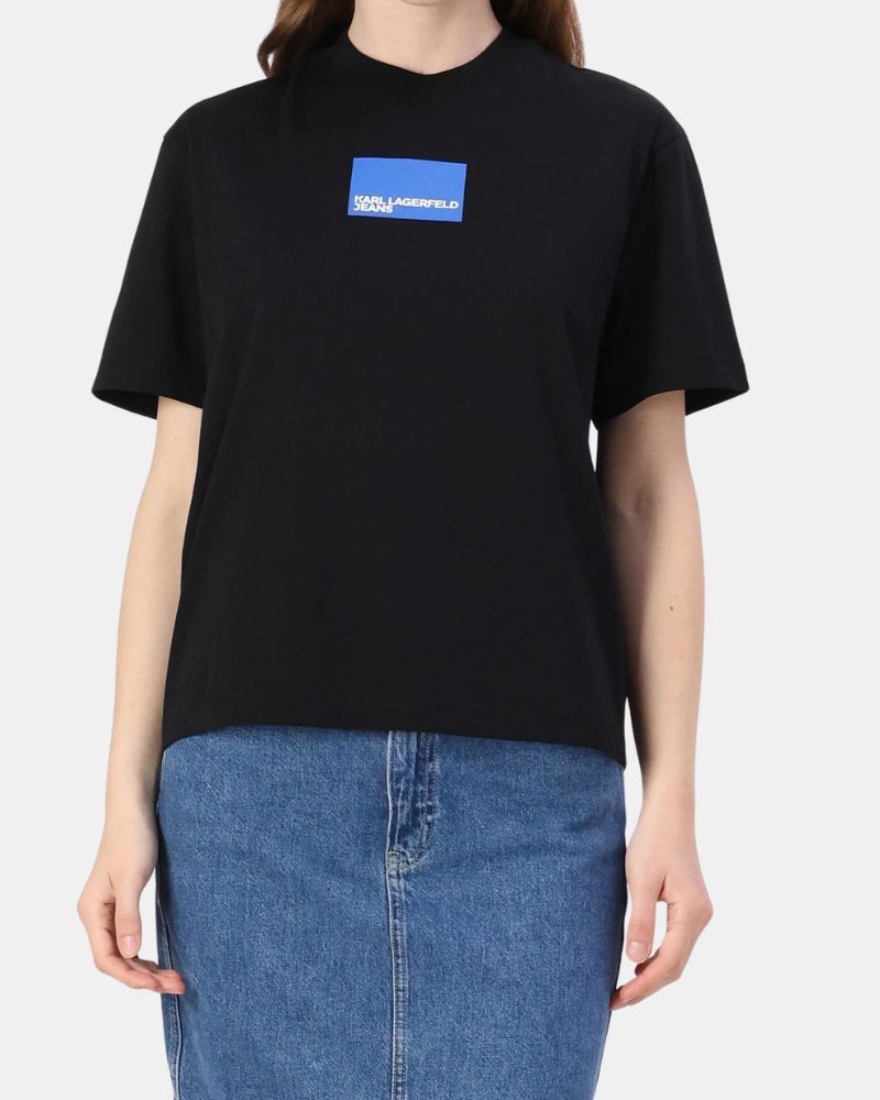 T-shirts Manga curta Mulher Karl Lagerfeld Negro A1W17006