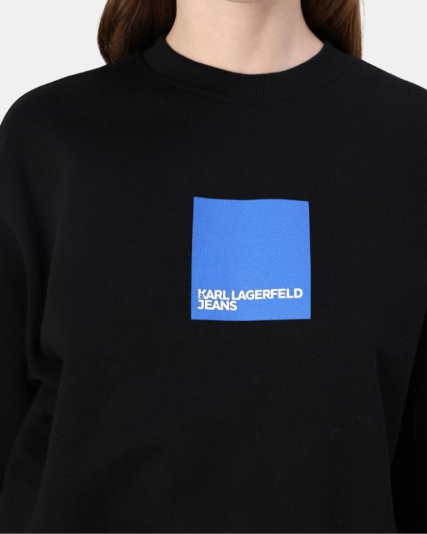 Casacos de capuz manga comprida Mulher Karl Lagerfeld Preto A1W20006