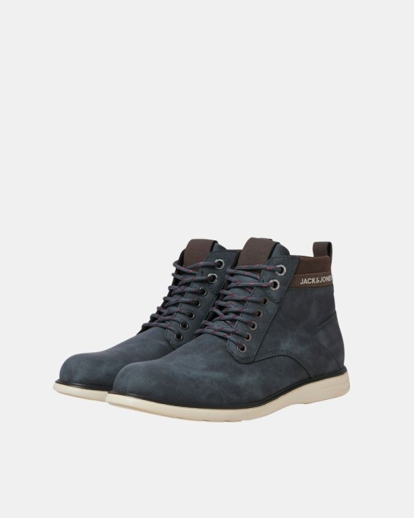 Botas Curtidas Homem JACK AND JONES Azul 12243420 DENVER