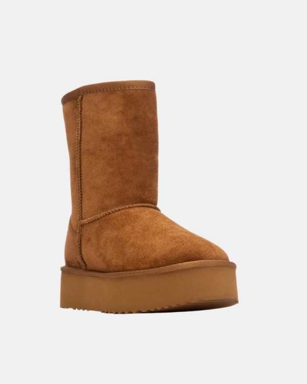 Botas Altas Australianas Mulher XTI Castanho 144339