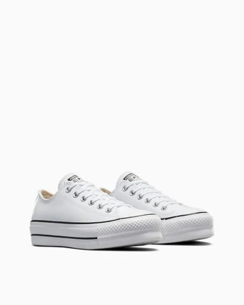 Sapatilhas Baixas Mulher CONVERSE Branco 561680C CHUCK TAYLOR ALL STAR LEATHER
