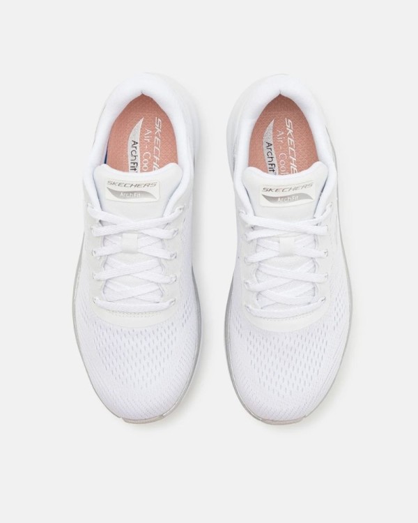 Sapatilhas Baixas Mulher SKECHERS Branco 150067 ARCH FIT 2.0 GLOW THE DISTANCE