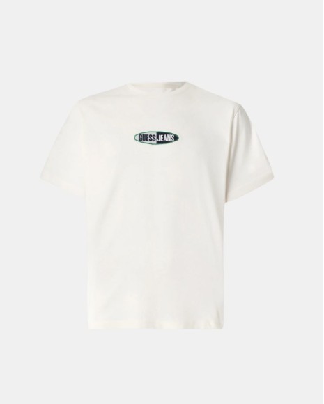 T-shirts Manga curta Homem GUESS Branco M5YI07 K8FQ4