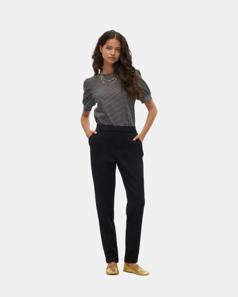 Calças Curtas Mulher VERO MODA Preto 10225280 MAYA
