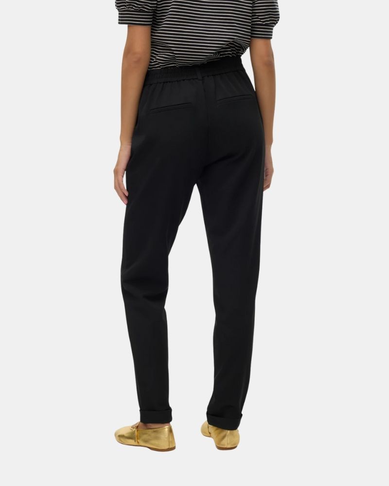  Pantalones Bajos Mujer VERO MODA Negro 10225280 MAYA