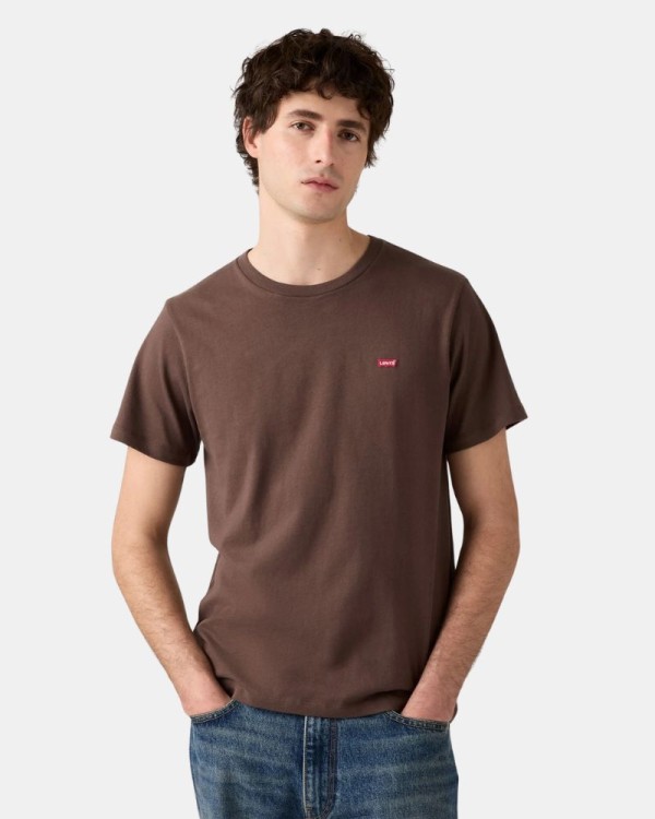 T-shirts Manga curta Homem LEVIS Castanho 56605 0293 SS ORIGINAL HM