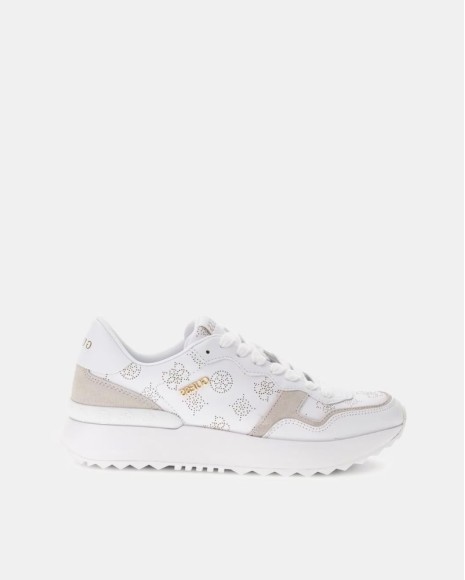 Ténis Baixos Mulher GUESS Branco VINSA3 FLPVI3 LEL12