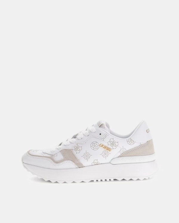 Ténis Baixos Mulher GUESS Branco VINSA3 FLPVI3 LEL12