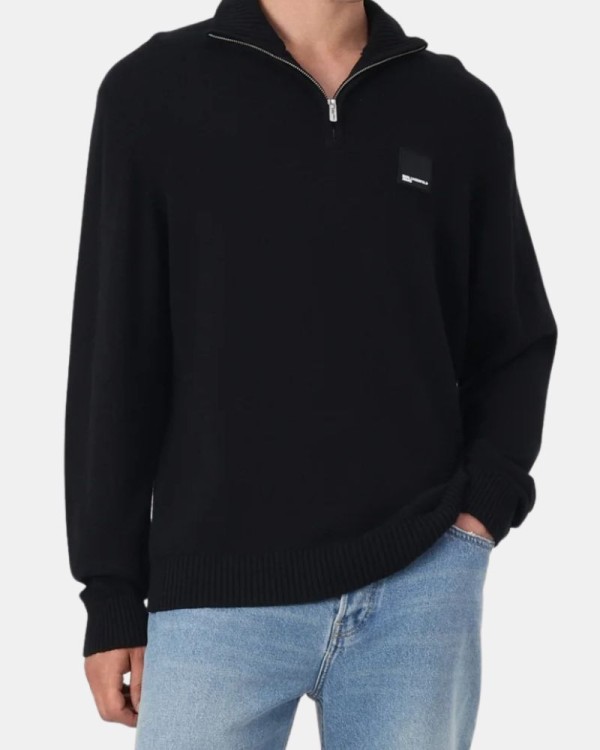  Sudaderas Manga larga Hombre Karl Lagerfeld Negro A3M18002
