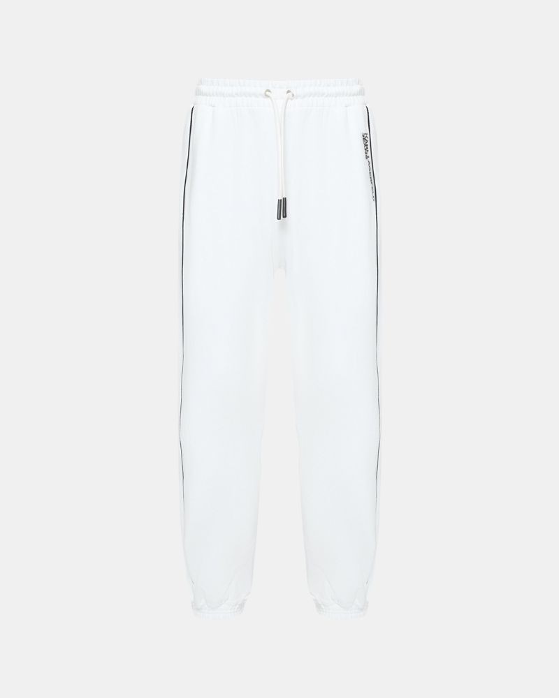 Calças de Fato de Treino Homem Karl Lagerfeld Branco A2M10098