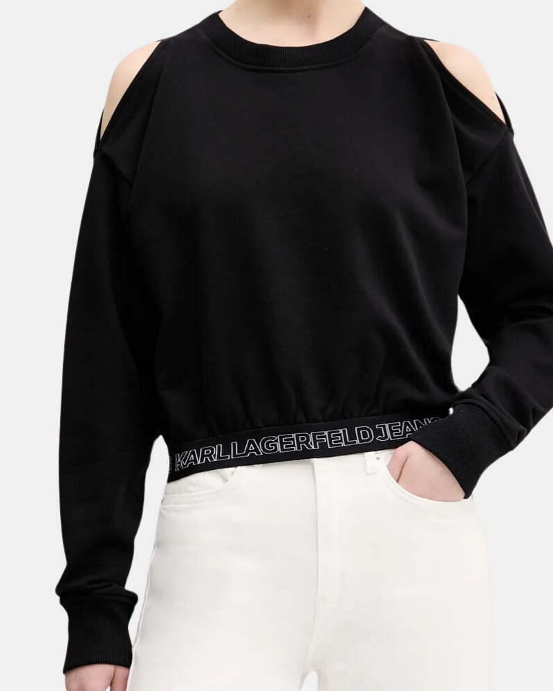 Sudaderas Manga larga Hombre Karl Lagerfeld Negro A2W20062