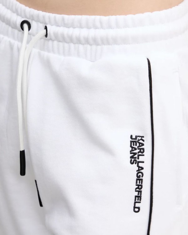 Calças de Fato de Treino Mulher Karl Lagerfeld Branco A2W10094