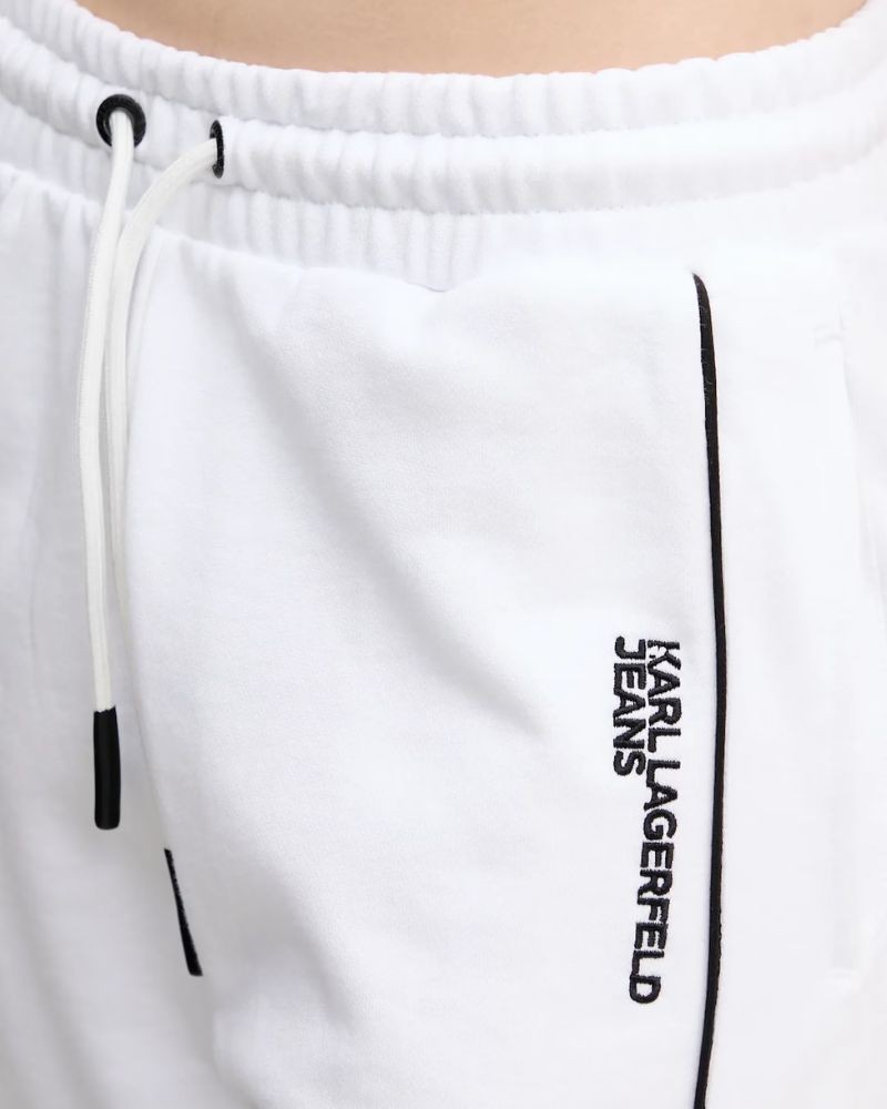 Calças de Fato de Treino Mulher Karl Lagerfeld Branco A2W10094