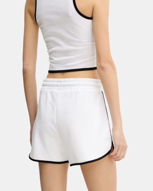 Calças de Fato de Treino Bermudas Mulher Karl Lagerfeld Branco A2W10095