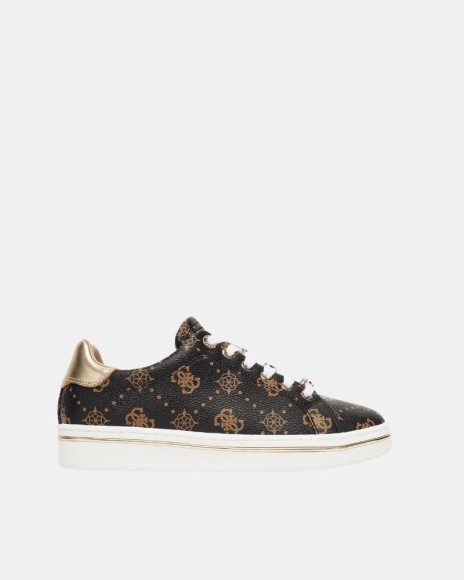 Sapatilhas Mulher GUESS Castanho STASEY FLPSTA FAL12