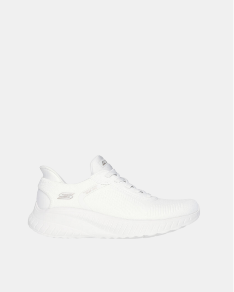 Sapatilhas Baixas Mulher SKECHERS Branco 117497 SLIP INS BOBS SQUAD CHAOS