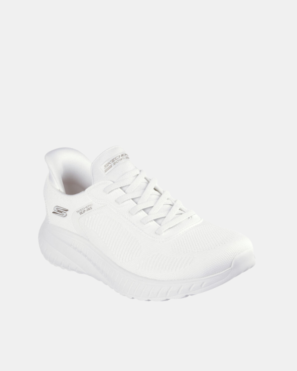 Zapatillas Bajas Mujer SKECHERS Blanco 117497 SLIP INS BOBS SQUAD CHAOS