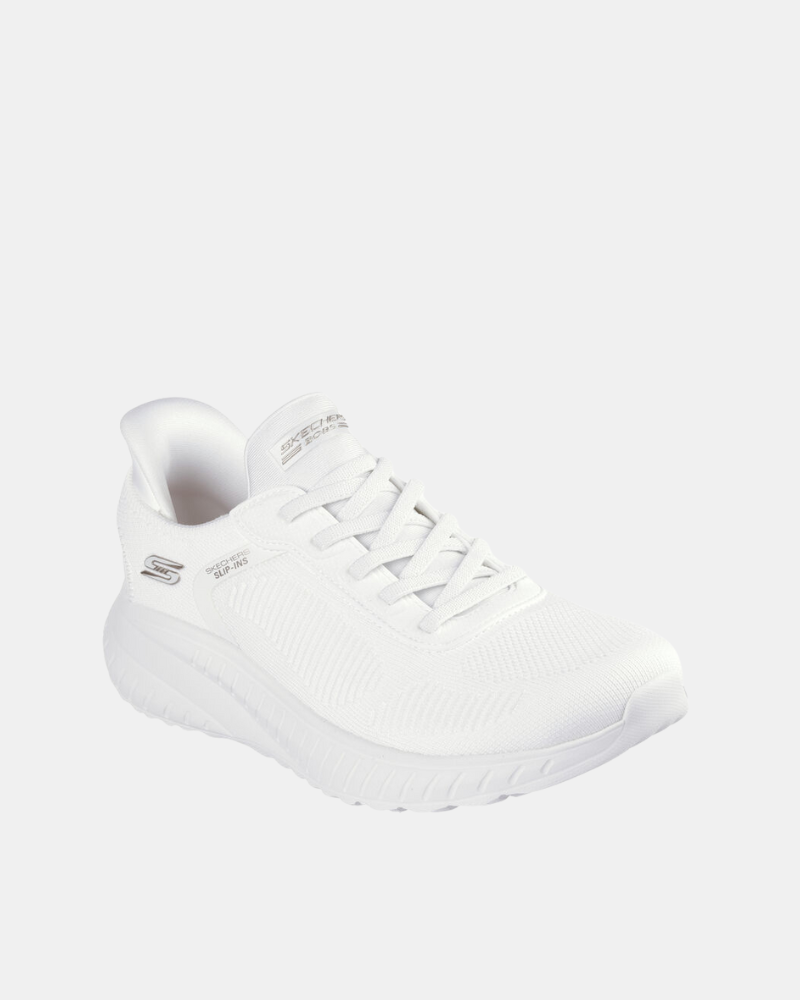 Sapatilhas Baixas Mulher SKECHERS Branco 117497 SLIP INS BOBS SQUAD CHAOS