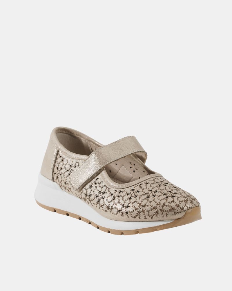 Zapatillas Bailarinas Mujer RKS Oro 322