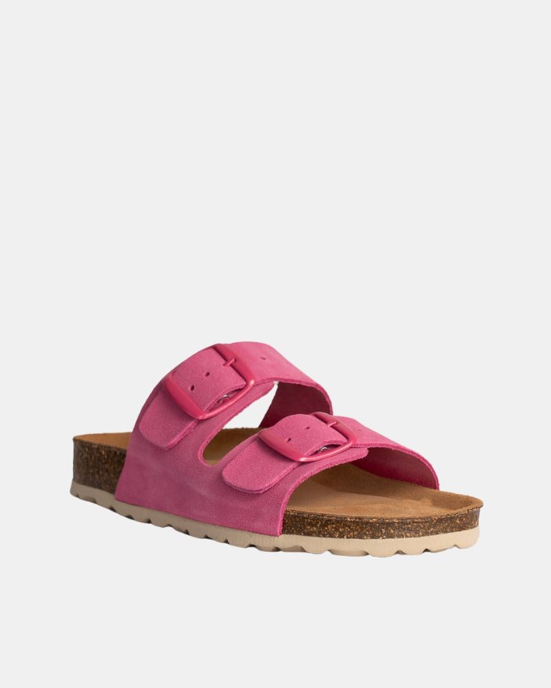  Sandalias Abiertas Mujer RKS Rosa 0747