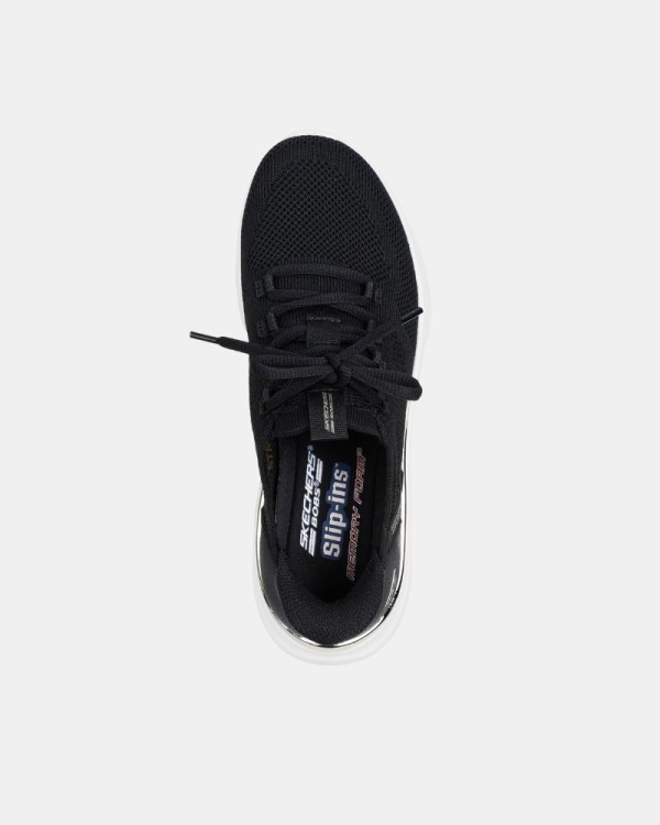 Sapatilhas Baixas Mulher SKECHERS Preto 117617 SLIP INS BOBS B LOVE