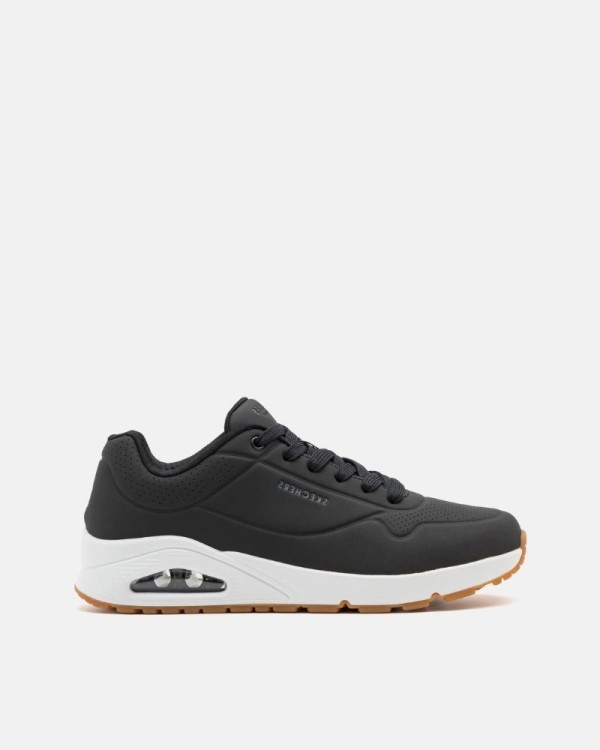 Zapatillas Bajas Hombre SKECHERS Negro 52458 UNO STAND ON AIR