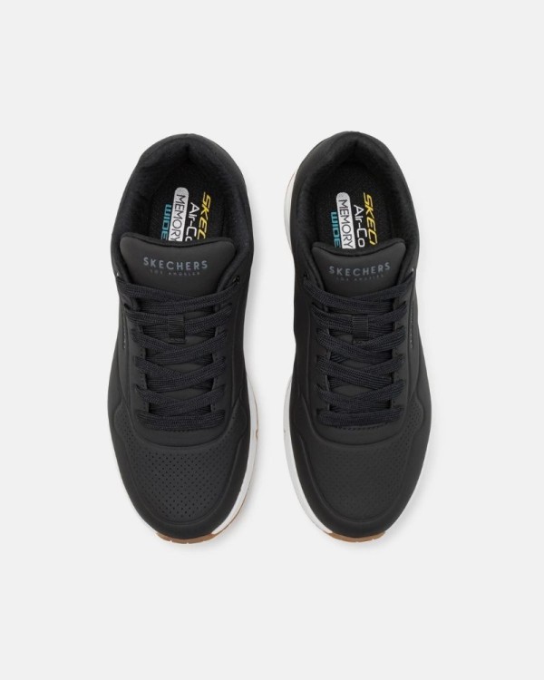 Sapatilhas Baixas Homem SKECHERS Preto 52458 UNO STAND ON AIR