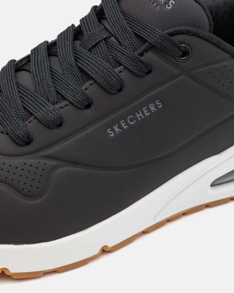Zapatillas Bajas Hombre SKECHERS Negro 52458 UNO STAND ON AIR