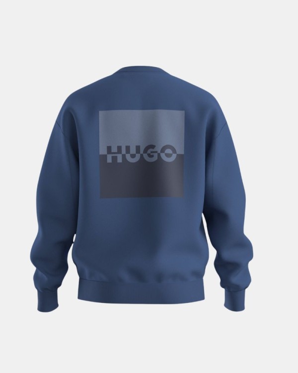  Sudaderas Manga larga Hombre HUGO Azul 50542847 DUSPLITED