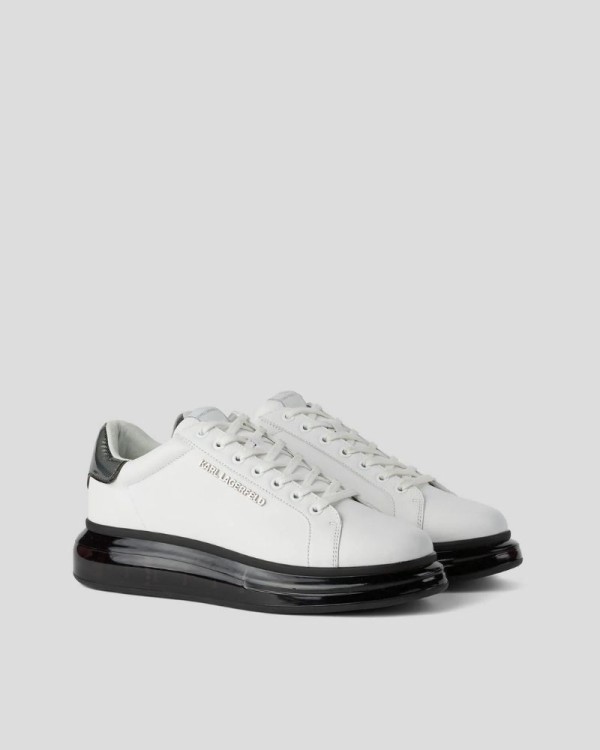 Sapatilhas Baixas Homem Karl Lagerfeld Branco KL52625 KAPRI KUSHION