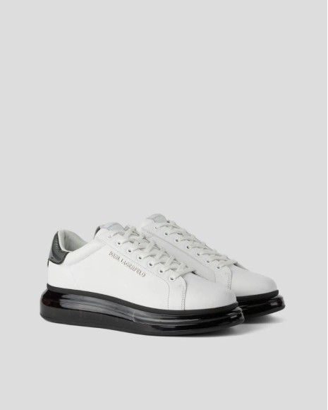 Sapatilhas Baixas Homem Karl Lagerfeld Branco KL52625 KAPRI KUSHION