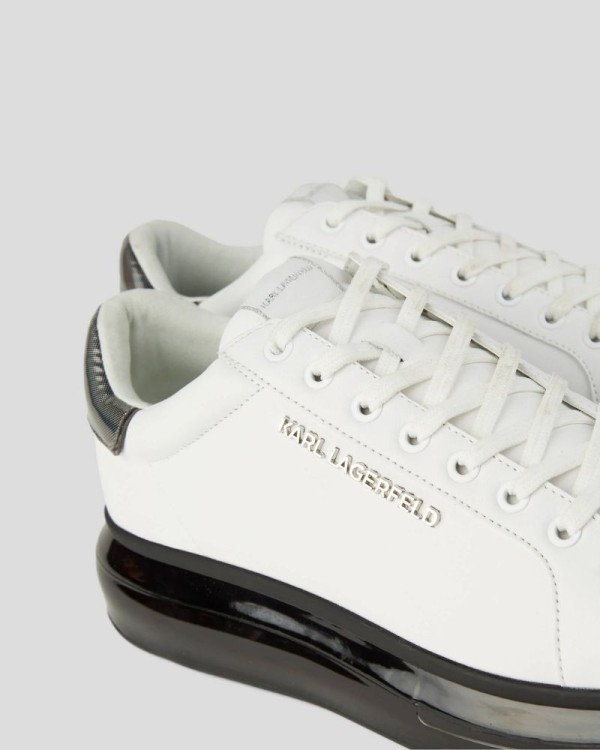 Sapatilhas Baixas Homem Karl Lagerfeld Branco KL52625 KAPRI KUSHION