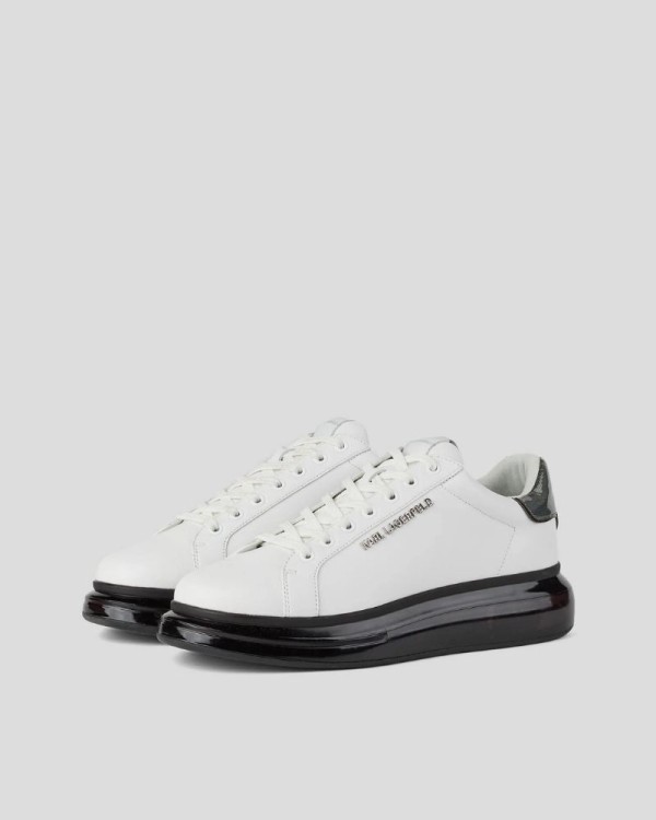 Sapatilhas Baixas Homem Karl Lagerfeld Branco KL52625 KAPRI KUSHION