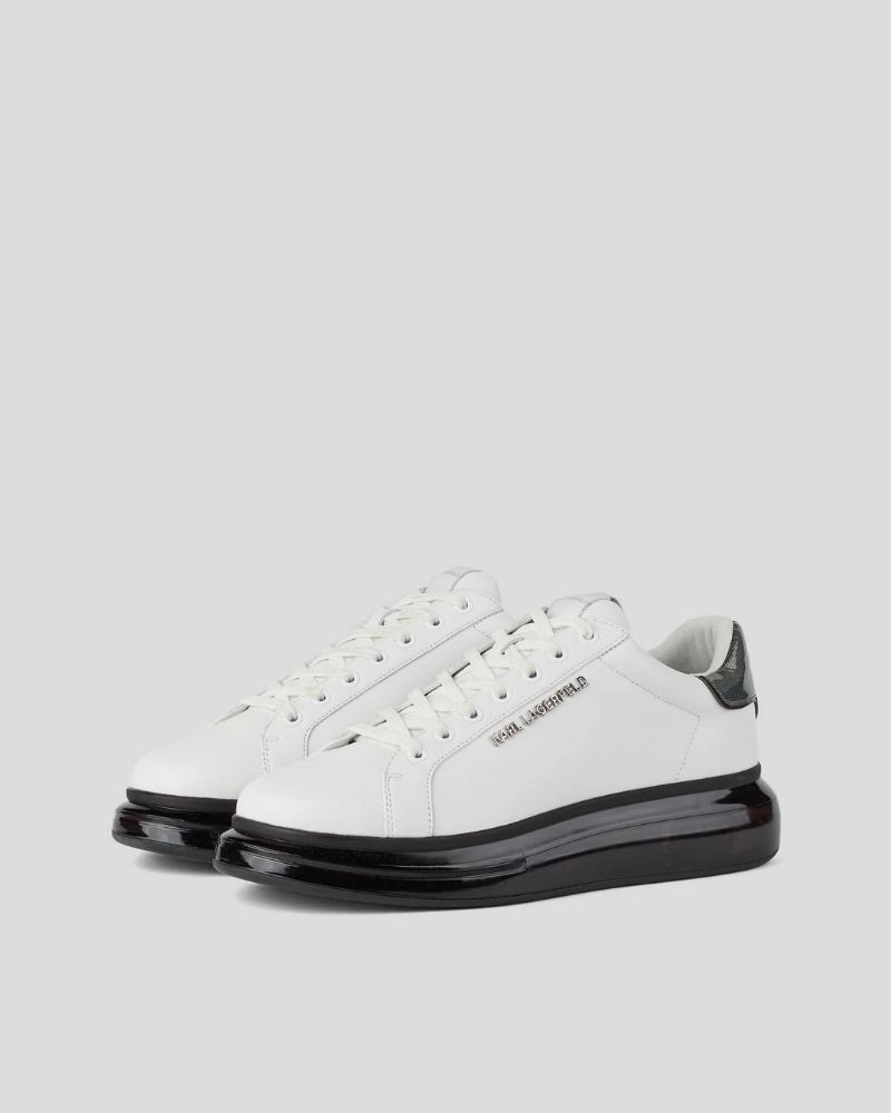 Sapatilhas Baixas Homem Karl Lagerfeld Branco KL52625 KAPRI KUSHION