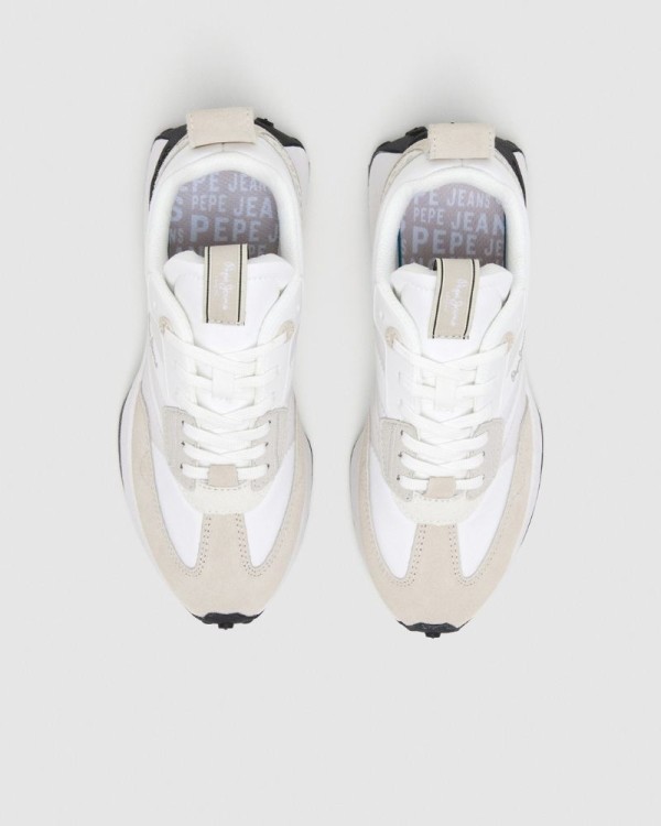 Zapatillas Bajas Mujer PEPE JEANS Blanco PLS60005 LUCKY PRINT