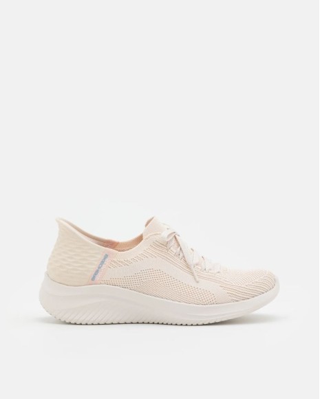 Sapatilhas Baixas Mulher SKECHERS Nude 149710 SLIP INS ULTRA FLEX 3.0 BRILLIANT