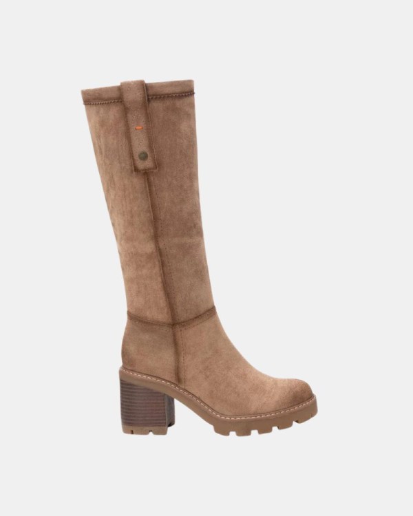 Botas Altas Mulher REFRESH Taupe 172123