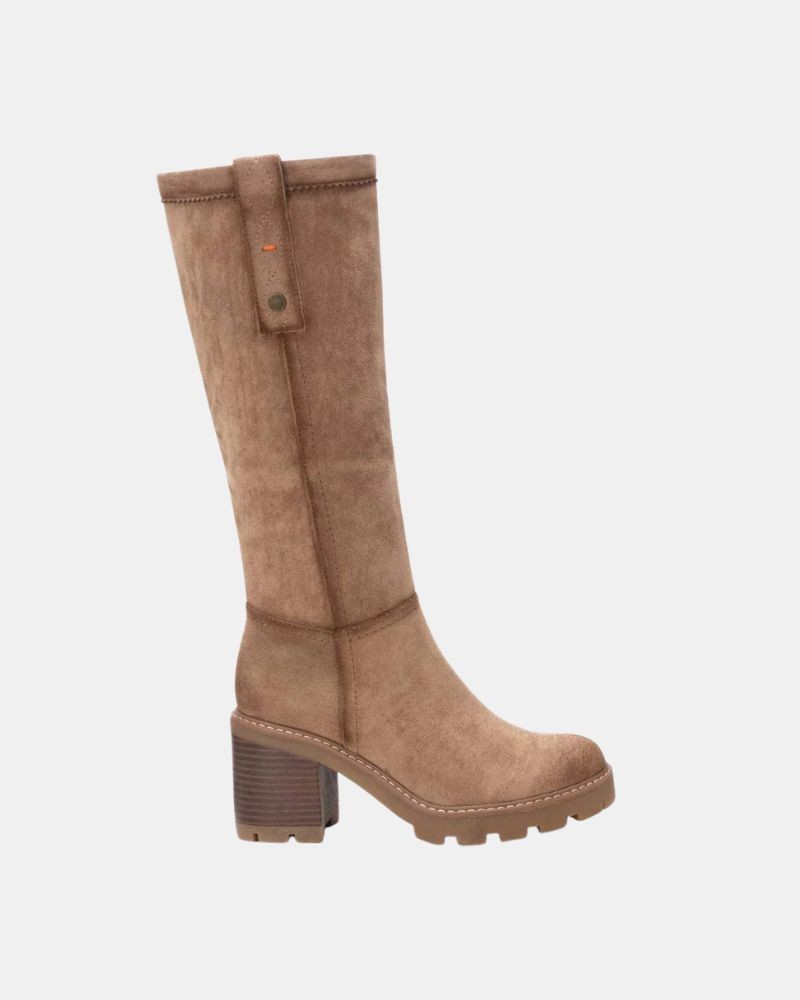 Botas Altas Mulher REFRESH Taupe 172123