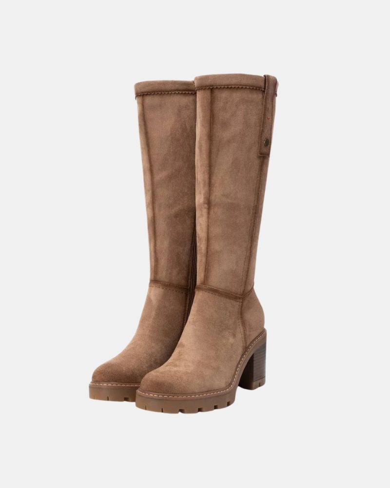 Botas Altas Mulher REFRESH Taupe 172123
