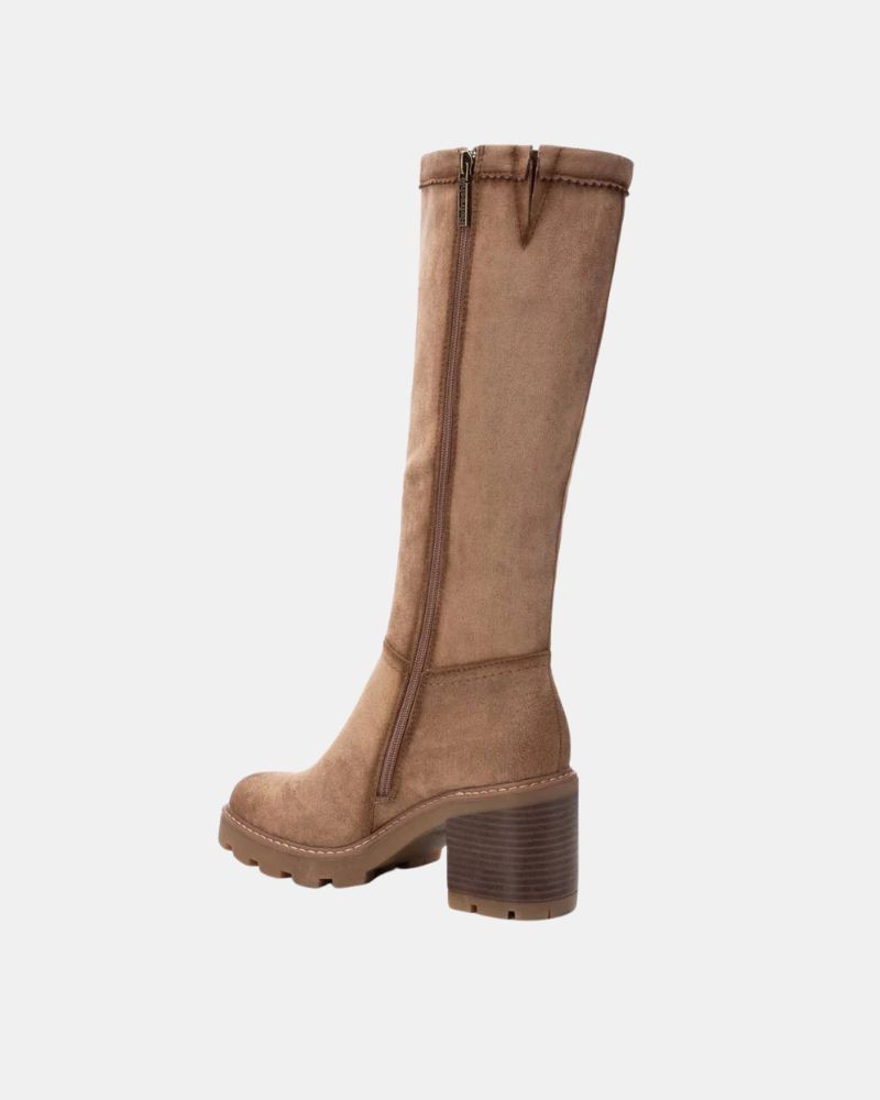 Botas Altas Mulher REFRESH Taupe 172123