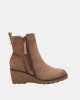  Botines Bajos Mujer REFRESH Taupe 171009