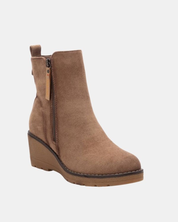  Botines Bajos Mujer REFRESH Taupe 171009