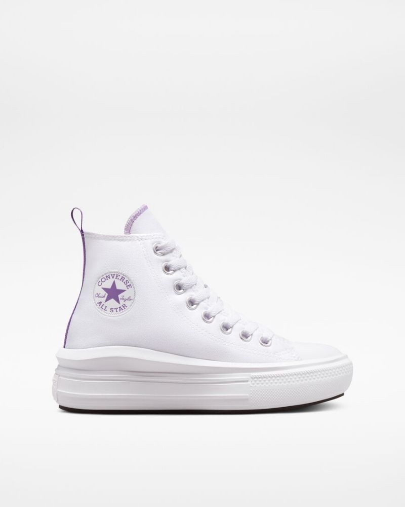 Sapatilhas Altas Mulher CONVERSE Branco A03667C CHUCK TAYLOR ALL STAR MOVE
