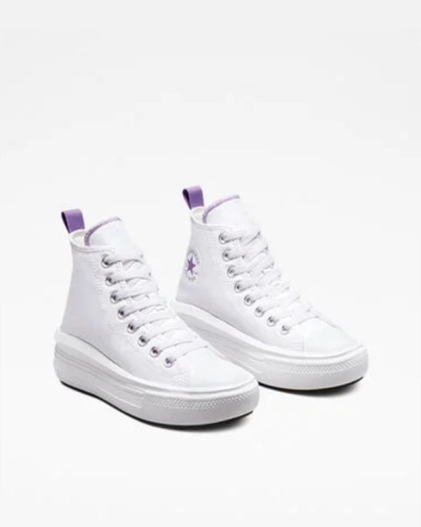 Sapatilhas Altas Mulher CONVERSE Branco A03667C CHUCK TAYLOR ALL STAR MOVE