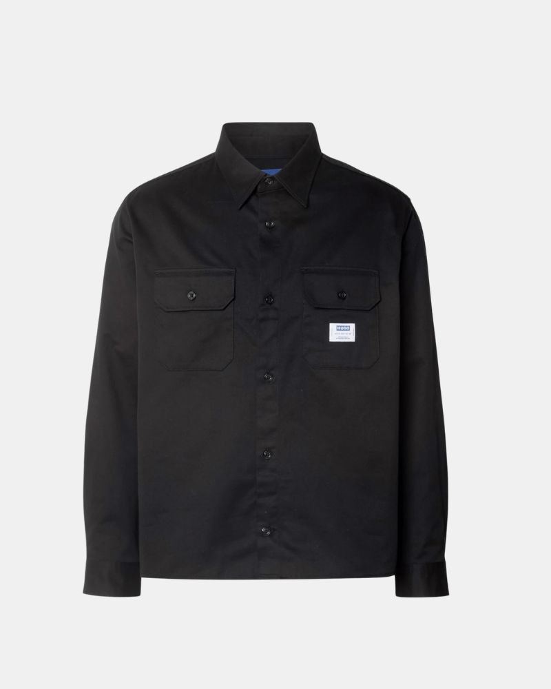  Camisas Manga larga Hombre HUGO Negro 50520001 EKYNONE