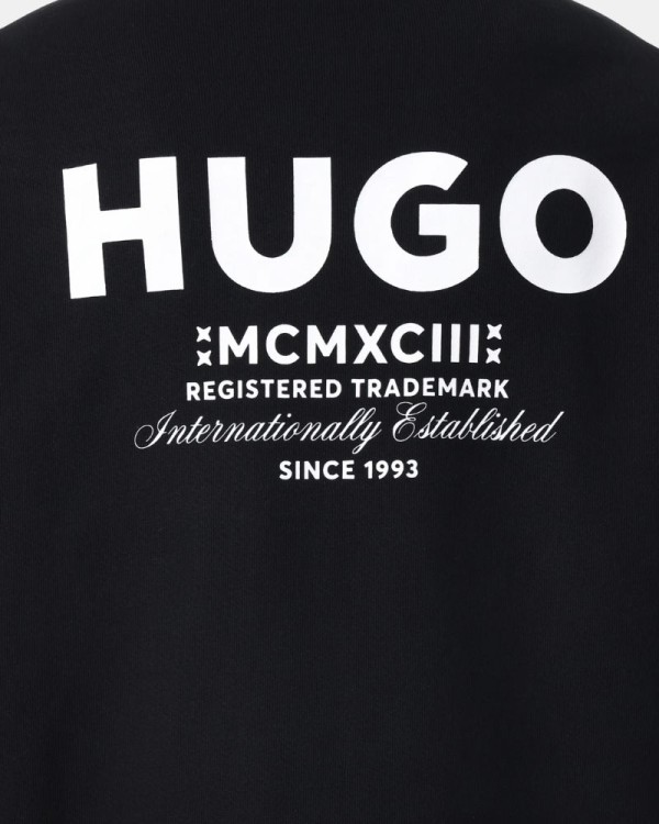 Jersey Manga Comprida Homem HUGO Preto 50510732 NAVIU