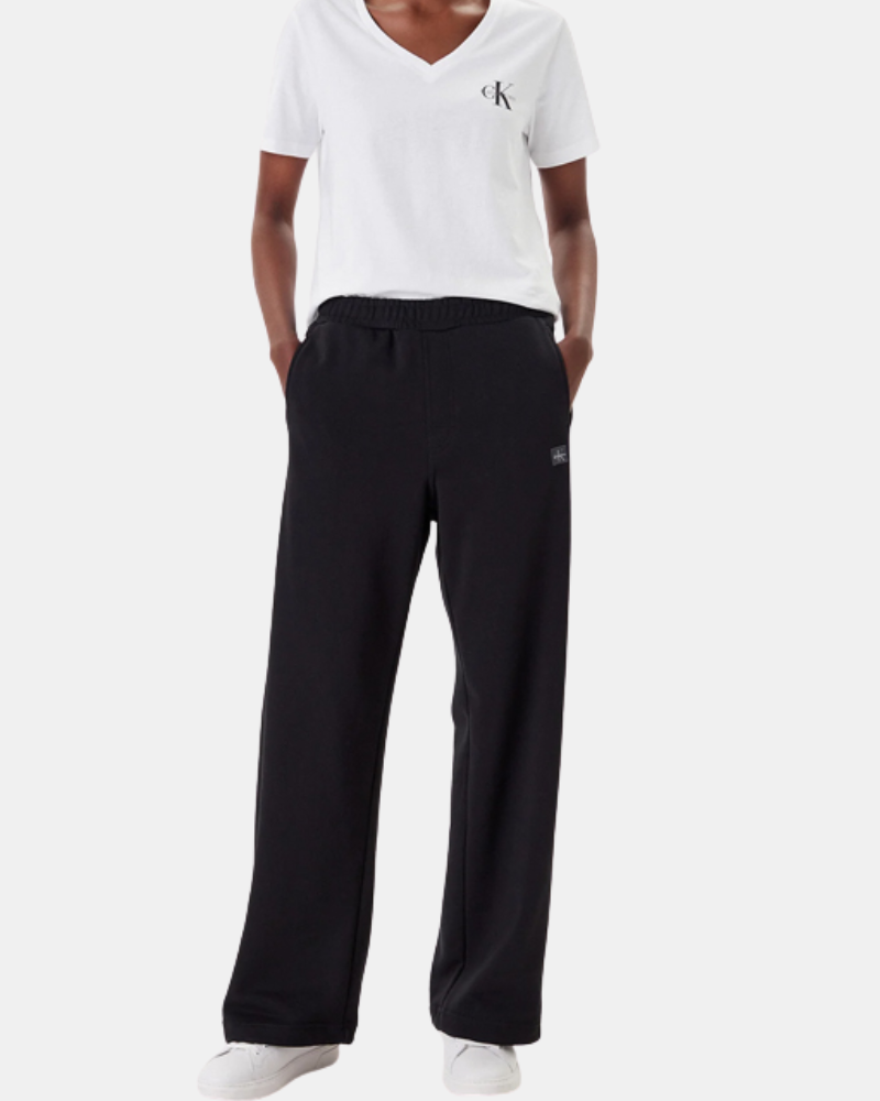  Pantalones Largos Chándal Mujer CALVIN KLEIN Negro LV047C249G